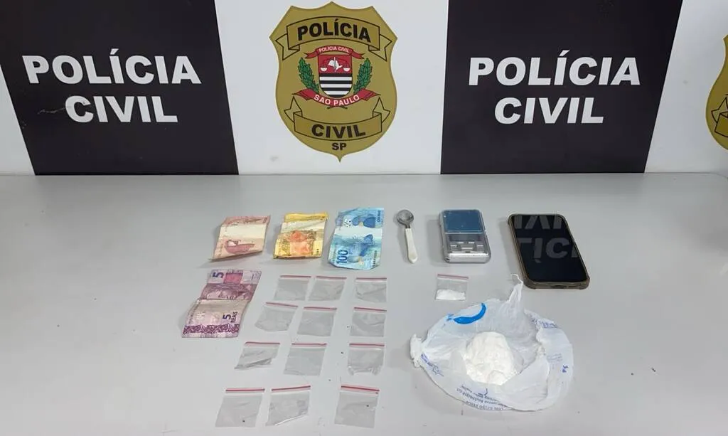 Polícia Civil prende homem de 33 anos por tráfico de drogas no Sonho Nosso V em Barra Bonita