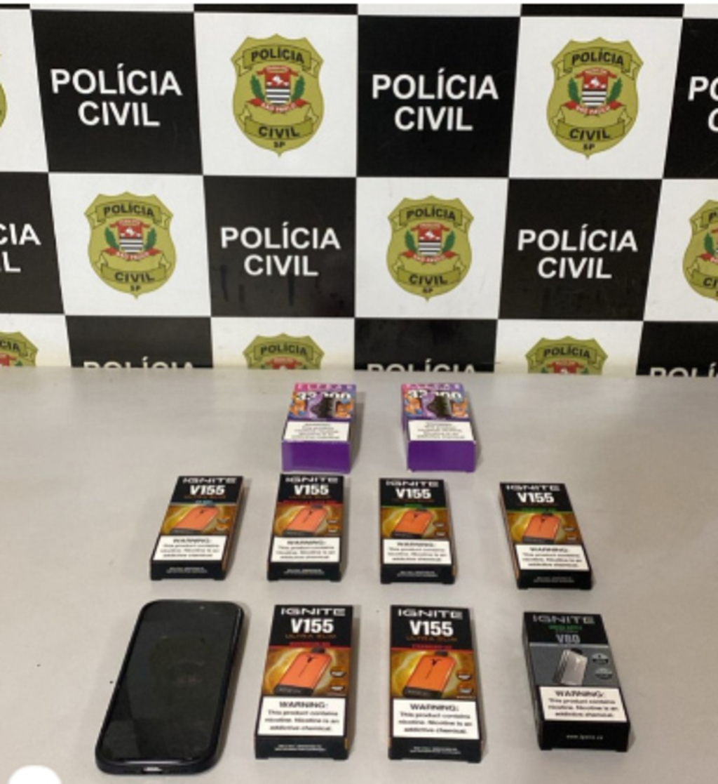 Polícia Civil prende em flagrante jovem por comércio de cigarros eletrônicos em Igaraçu