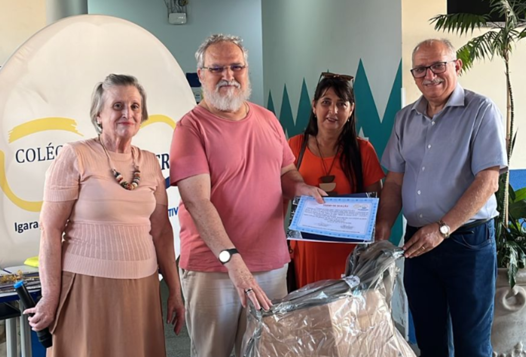 Colégio Saber de Igaraçu do Tietê doa 20ª cadeira de rodas em campanha solidária de 16 anos